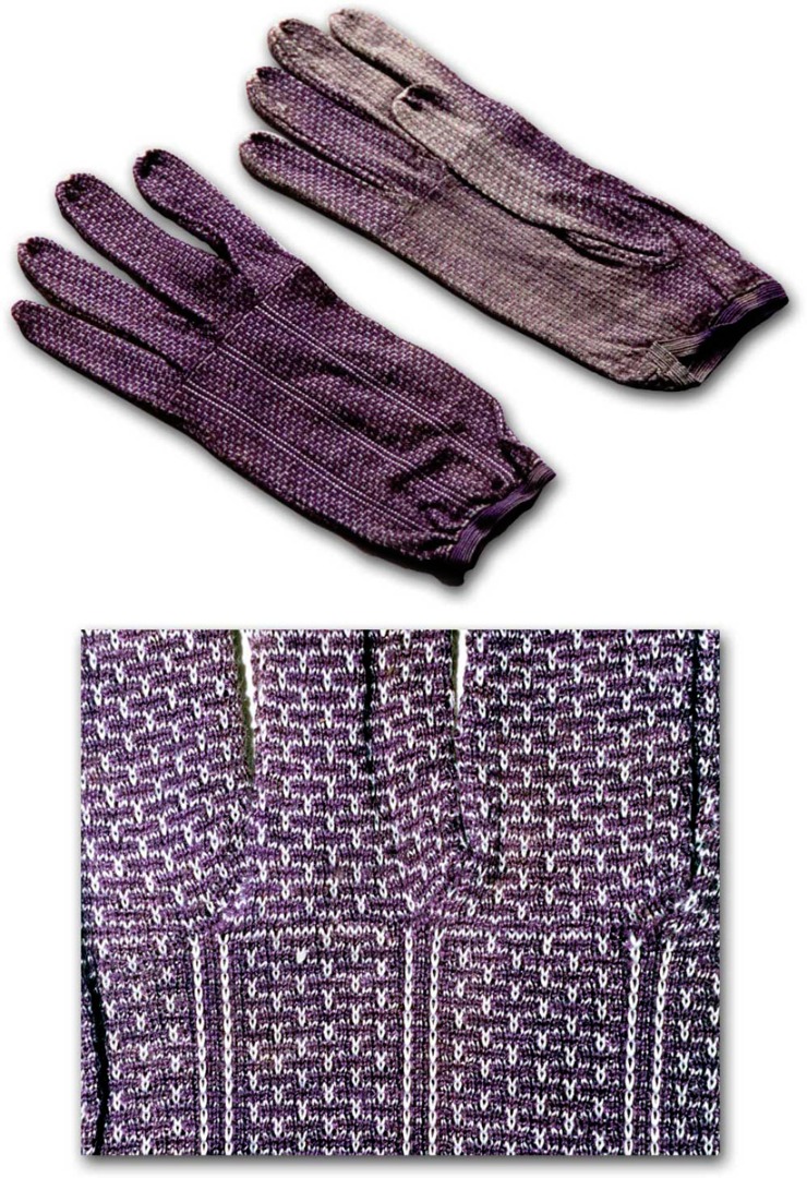 Silk gloves from the mid Nineteenth Century